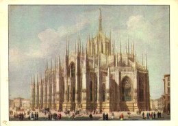 PAINTING, FINE ARTS, MILANO, CHURCH, ARCHITECTURE, ITALY, POSTCARD - Schilderijen