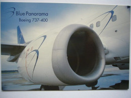 Avion / Airplane / BLUE PANORAMA AIRLINES / Boeing B 737-400 / Airline Issue - 1946-....: Modern Era