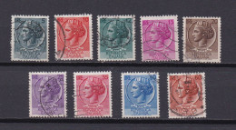 ITALIE 1953 TIMBRE N°648/55 OBLITERE MONNAIES - 1946-60: Used