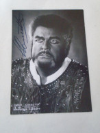D203330 Signature -Autograph  - Carlo Cossutta Italian (Slovene) Tenor  1981  Othello -Hamburg Opera - Zangers & Muzikanten