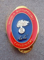 Distintivo Scuola Sottufficiali Carabinieri - 44° Corso - Dismesso - Vintage - Used Obsolete (286) - Polizia