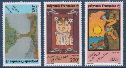 Polynésie - YT N° 368 à 370 ** - Neuf Sans Charnière - 1990 - Unused Stamps