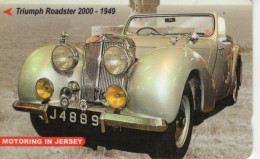 Télécarte Jersey Telecoms  -  Triumph 2000 Roadster (1949)  - Used Telecard - Cars