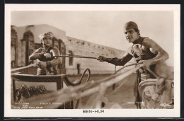 AK Ben-Hur, Francis X. Bushman Und Ramon Novarro, Messala Und Ben Hur  - Schauspieler