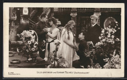 AK Lilly Jacobsen Und Gunnar Tolnaes Zwischen Blumenbouquets, Das Himmelsschiff  - Acteurs