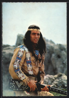 AK Schauspieler Pierre Brice In Winnetou I. Teil  - Acteurs