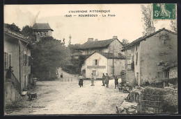 CPA Roumégoux, La Place  - Sonstige & Ohne Zuordnung