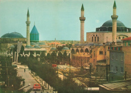 TURQUIE - Konya - Turkey - Mevlana Turbesi Ve - Sultan Selim Camil - Animé - Carte Postale Ancienne - Türkei