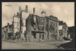 CPA Longuyon, Vue De La Rue In Ruinesn  - Longuyon