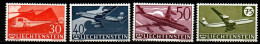 Liechtenstein 1960 - Mi.Nr. 391 - 394 - Postfrisch MNH - Flugzeuge Airplanes - Flugzeuge