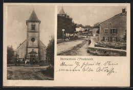 CPA Bertrambois, L'Église, Vue De La Rue  - Sonstige & Ohne Zuordnung