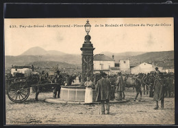 CPA Montferrand, Place De La Rodade Et Collines Du Puy-de-Dome  - Other & Unclassified