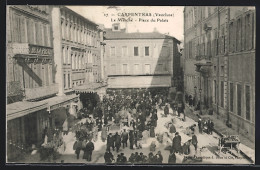 CPA Carpentras, Le Marché, Place Du Palais  - Carpentras