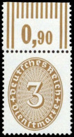 1927, Deutsches Reich, D 114 W, ** - Dienstmarken