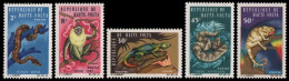 Obervolta 1966 - Mi-Nr. 192-196 ** - MNH - Wildtiere / Wild Animals - Upper Volta (1958-1984)