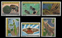 Obervolta 1981 - Mi-Nr. 818-823 ** - MNH - Insekten / Insects - Alto Volta (1958-1984)