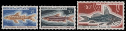 Obervolta 1969 - Mi-Nr. 273-275 ** - MNH - Fische / Fish - Opper-Volta (1958-1984)