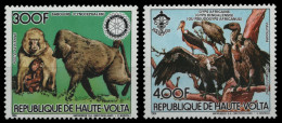 Obervolta 1984 - Mi-Nr. 961-962 A ** - MNH - Wildtiere / Wild Animals - Alto Volta (1958-1984)