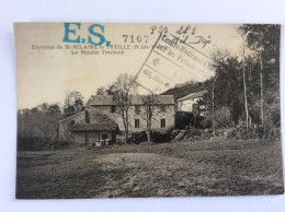 St-HILAIRE La TREILLE (Haute-Vienne) Le Moulin Treillard : Demande De Recherche De Disparu - 1941 - Dos Abîmé - Weltkrieg 1939-45