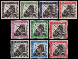 Obervolta 1963 - Mi-Nr. Dienst 1-10 ** - MNH - Elefant / Elephant - Alto Volta (1958-1984)