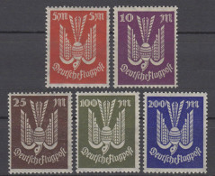 Alemania Republica Weimar 1923 263-267 Flugpostmarken  ** - Nuovi