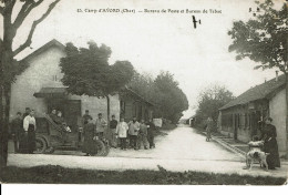 CPA 18 Cher Camp D'Avord     Bureaux De Postes Et De Tabac Cachet 60 éme RG Artillerie - Avord