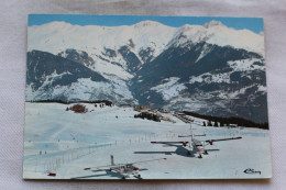Cpm, Courchevel, L'altiport, échappée Sur La Station, Savoie 73 - Aerodromes