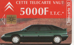 Télécarte  France Telecom -   Citroen XM  - Used Telecard - Automobili