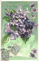 CPA Carte Postale Légèrement Gaufrée France Un Bouquet De Fleurs 1906  VM81001 - Fleurs