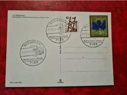 Lettre ALLEMAGNE 1978 CARTE MAULBRONN KLOSTER - Other & Unclassified