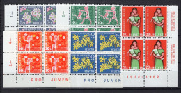 T3747 - SUISSE SWITZERLAND Yv N°700/704 ** Pro Juventute Bloc - Unused Stamps