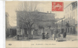 D 83. FLASSANS.   PLACE DE LA MAIRIE  CARTE ECRITE - Autres & Non Classés