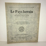 Lorraine Revue Régionale LE PAYS LORRAIN N 5 De Mai 1933 SADOUL - Non Classés