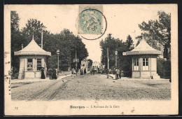 CPA Bourges, L`Avenue De La Gare  - Bourges