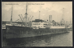 AK Passagierdampfer König Friedrich August Im Hafen  - Steamers