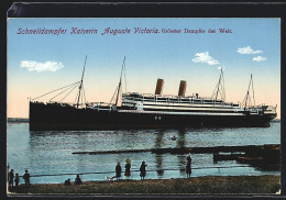 AK Schnelldampfer Kaiserin Auguste Victoria  - Steamers