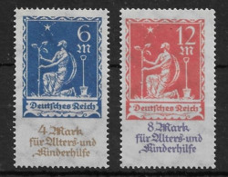 Alemania Republica Weimar 1922 233-234 ** - Unused Stamps