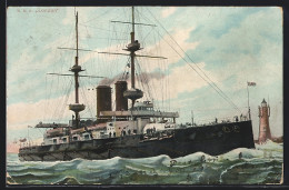 Pc HMS London In Voller Fahrt  - Guerre