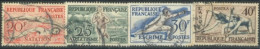 FRANCE - 1953, OLYMPIC GAMES, HELSINKI 1952 STAMPS SET OF 4, USED. - Used Stamps