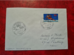 Lettre ALLEMAGNE 1978 OEDHEIM CAMPING - Andere & Zonder Classificatie