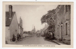 CPSM La Chapelle Gauguin Près La Chartre Sur Le Loir 72 Sarthe Arrivée De Lavenay Animée Vieux Tacot éditeur Chrétien - Autres & Non Classés