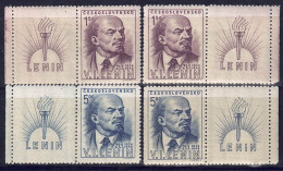 CSSR 1949 - Wladimir Lenin, Nr. 562 - 563 Mit Zierfeld, Postfrisch ** / MNH - Ungebraucht