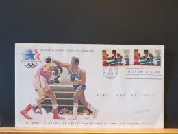 104/554   FDC  USA - Boxe