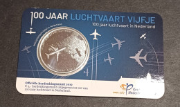 NEDERLAND _ PAYS-BAS 2019 / COINCARD 5 €  / 100 JAAR LUCHTVAART VIJFJE / ETAT NEUF! - Pays-Bas