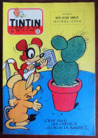 Tintin N° 25-1956 Couv. Macherot - Michel-Ange Par Funcken - Kuifje