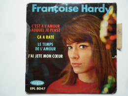 Françoise Hardy 45Tours EP Vinyle C’est A L’amour Auquel Je Pense / Ça A Raté - 45 Rpm - Maxi-Singles