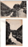 64 -  Itxassou Route Du Pas De Rolland - Les Gorges De La Nive - 2 Cartes Postales Ancienne - Itxassou