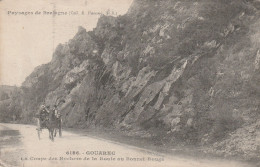 Gouarec (22 - Côtes D'Armor)  La Coupe Des Rochers De La Route Au Bonnet Rouge - Gouarec