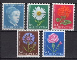 T3751 - SUISSE SWITZERLAND Yv N°721/25 ** Pro Juventute - Nuevos