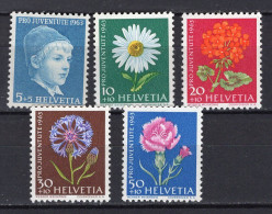 T3752 - SUISSE SWITZERLAND Yv N°721/25 ** Pro Juventute - Unused Stamps
